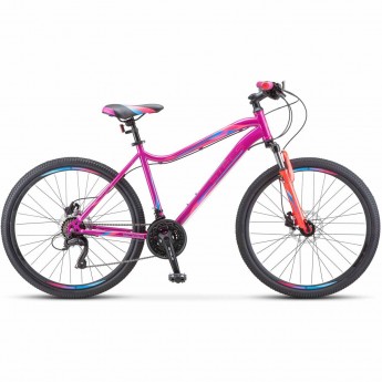 Велосипед STELS Miss-5000 D V020 вишнёвый/розовый (LU096326), рама 18", 2023 Велосипед STELS Miss-5000 D V020 вишнёвый/розовый (LU096326), рама 18", 2023