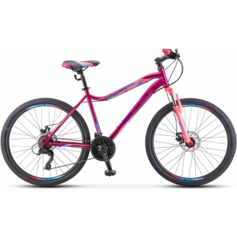 Велосипед STELS Miss-5000 MD V020 фиолетовый/розовый (LU096322), рама 18", 2023 Велосипед STELS Miss-5000 MD V020 фиолетовый/розовый (LU096322), рама 18", 2023