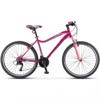 Велосипед STELS Miss-5000 V V050 фиолетовый/розовый (LU096326), рама 16", 2023 Велосипед STELS Miss-5000 V V050 фиолетовый/розовый (LU096326), рама 16", 2023