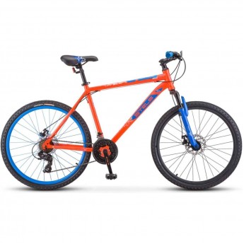 Велосипед STELS Navigator 500 D F020 синий/красный 26" (LU096004), рама 20", 2023 Велосипед STELS Navigator 500 D F020 синий/красный 26" (LU096004), рама 20", 2023
