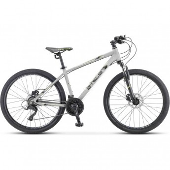 Велосипед STELS Navigator 590 V K010 Серый/Салатовый (LU094324), рама 20", 2023 Велосипед STELS Navigator 590 V K010 Серый/Салатовый (LU094324), рама 20", 2023